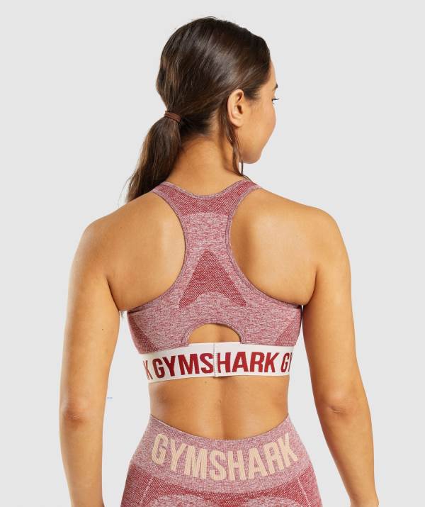 Damske Športové Podprsenky Gymshark Flex Bordove | DN6102539